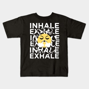 INHALE EXHALE Kids T-Shirt